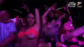 Nip slip on Ultra Festival livestream