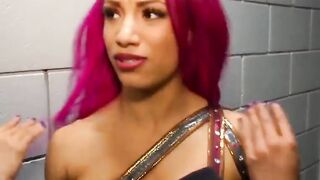 Sasha's Boob squeezing out