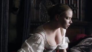 Anya Taylor-Joy's cleavage in ''The Miniaturist''