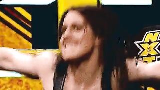 What looks like Nikki Cross imitating a stinkface