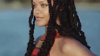 Rihanna giving that look...
