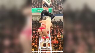 Mandy in the ladder