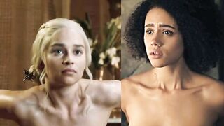 Emilia Clarke & Nathalie Emmanuel - Game of Thrones