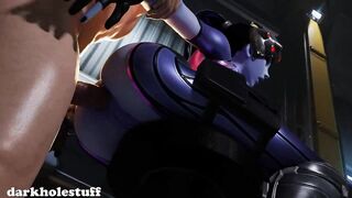 Widowmaker fucked on a stool (darkholestuff) [Overwatch]