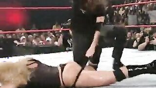 It's a shame Trish never got to pay Stephanie back for this. I'd love to see this happen with the positions reversed...