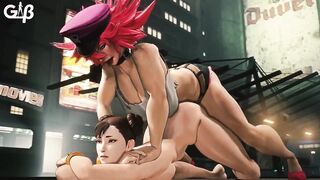 Poison pounding Chun-Li (Gener@L_Butch/General_Butch) [Street Fighter]