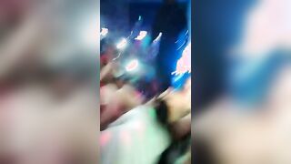 Stripper Squirts On Girl In Strip Club !