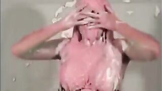 More yucky slime for big boobed actress Meg