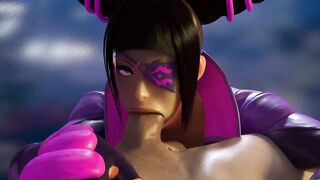 Juri blowjob (Rexxcraft) [Street Fighter]