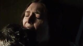 Elizabeth Olsen cumming hard