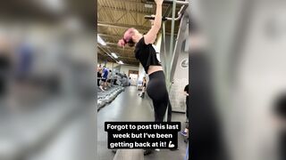 Meg Turney at the gym