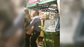 Sleeze ball manager convinces 19-year-old military wife he will promote her if she lets him do this on lunch break every day.