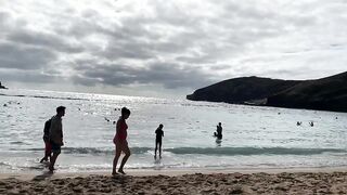 Haunama Bay - Snorkeled a bit today