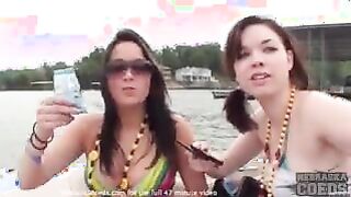 wild party girls getting naked at wild boat fuck party in missouri [gif]