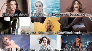 You have $69 - Ana de Armas, Jennifer Lawrence, Jessica Alba, Caity Lotz, Kristen Bell, Kate Beckinsale, Kate Upton, Lily James, Ariana Grande
