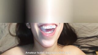 A delicious load for me to swallow - 2nd part (swallow)