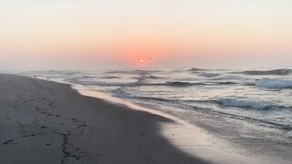 Sunrise over the ocean