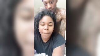 Black college girl gets fucked from the back