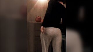 Chyler Leigh Butt In Pajamas On Supergirl