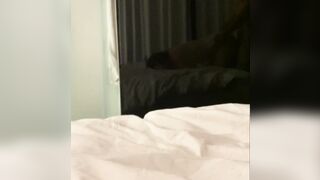 [oc] Reflection of us having fun on a polished surface near the bed
