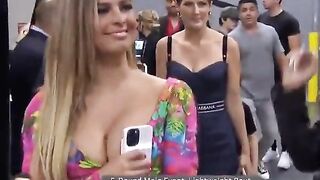 addison arriving at ufc 264 (better quality)