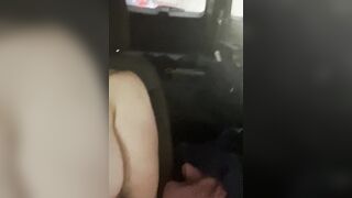 Dared to strip naked in the car wash [F]