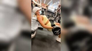 Mandy Rose working out