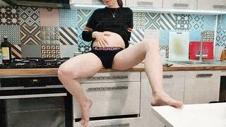 My Pregnant Wife loves to Fuck in the Kitchen