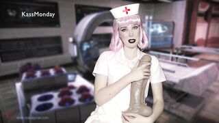 Unhinged Nurse Joy x Huge Dildo [Self]