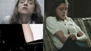Natalia Dyer masturbation scenes from Yes, God, Yes (2019)