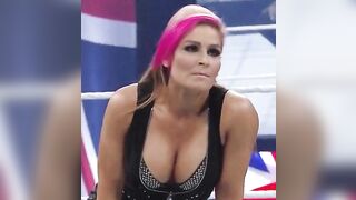 Natalya waiting for her opponent