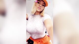 German celebrity Shirin David‘s big tits