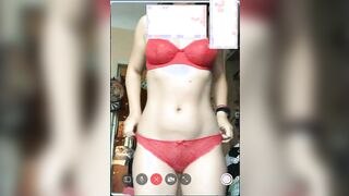 Hot girl shows me her lingerie! (CR-> FaceTime)