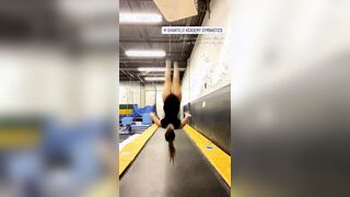 Rachel Kaplan - Trampoline Practice - George Washington Gymnastics