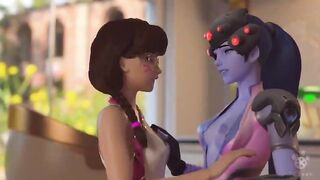 D.va & Widowmaker’s sexual session (OC Boon) [Overwatch]