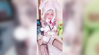 Chiaki Nanami bunny ver. by megaplaygirl