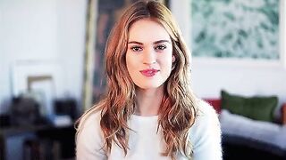 Lily James is so cute when she smiles! I’d love for her to smile when I blast her face with my load!