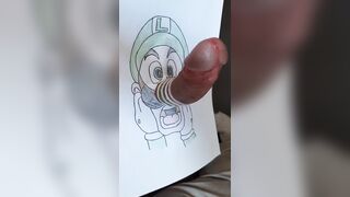 #mariobros #cocknose #bigcock #luigi #fear link to gallery in comment