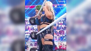 Liv Morgan shaking her booty