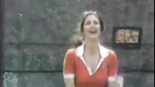 Lynda Carter Plays Tennis