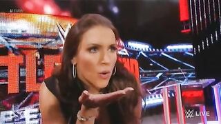 Stephanie blowing you a kiss