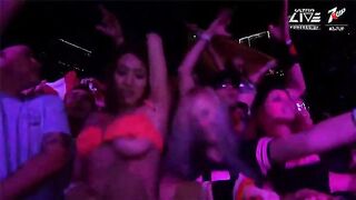 Nip slip on Ultra Festival livestream