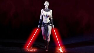 Asajj Ventress ready to duel [Star Wars] (El-recondite)