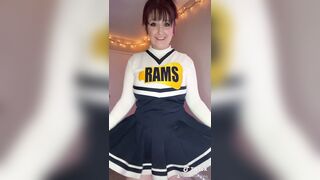 My middle school cheerleading uniform! I can’t believe it still fits ????????