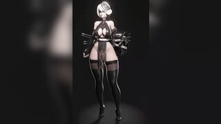 2B Alt Costume (@Rush_Zilla, based off of @Dishwasher1910) [Nier: Automata]