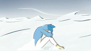 First time trying animation in a while - I call this one "Snowstorm" [art by me]
