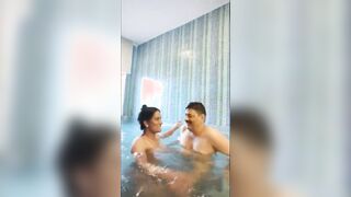 ❤️????️ Mature couple homemade fun inside swimming pool ⚡⚡[Link In Comment] ????????