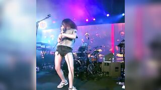 Dua Lipa singing Be The One in cute shorts