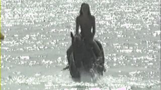 Horse riding on the beach at Club Orient (Parafotos - Treasured Island (UK1993)) (2/2)