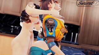 Tracer Gets Fucked By Futa Widowmaker (SwurstErotic)